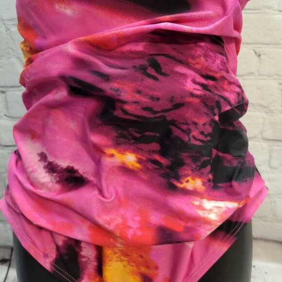 DKNY Women's Tie-Back Halter-Style One-Piece Swimsuit - Picture 2 of 7